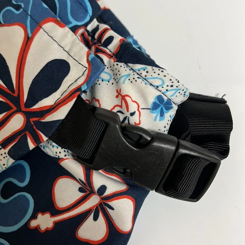 Terry precision cycling skirt. Side top buckle. Expandable  wrap waist - Picture 3 of 7